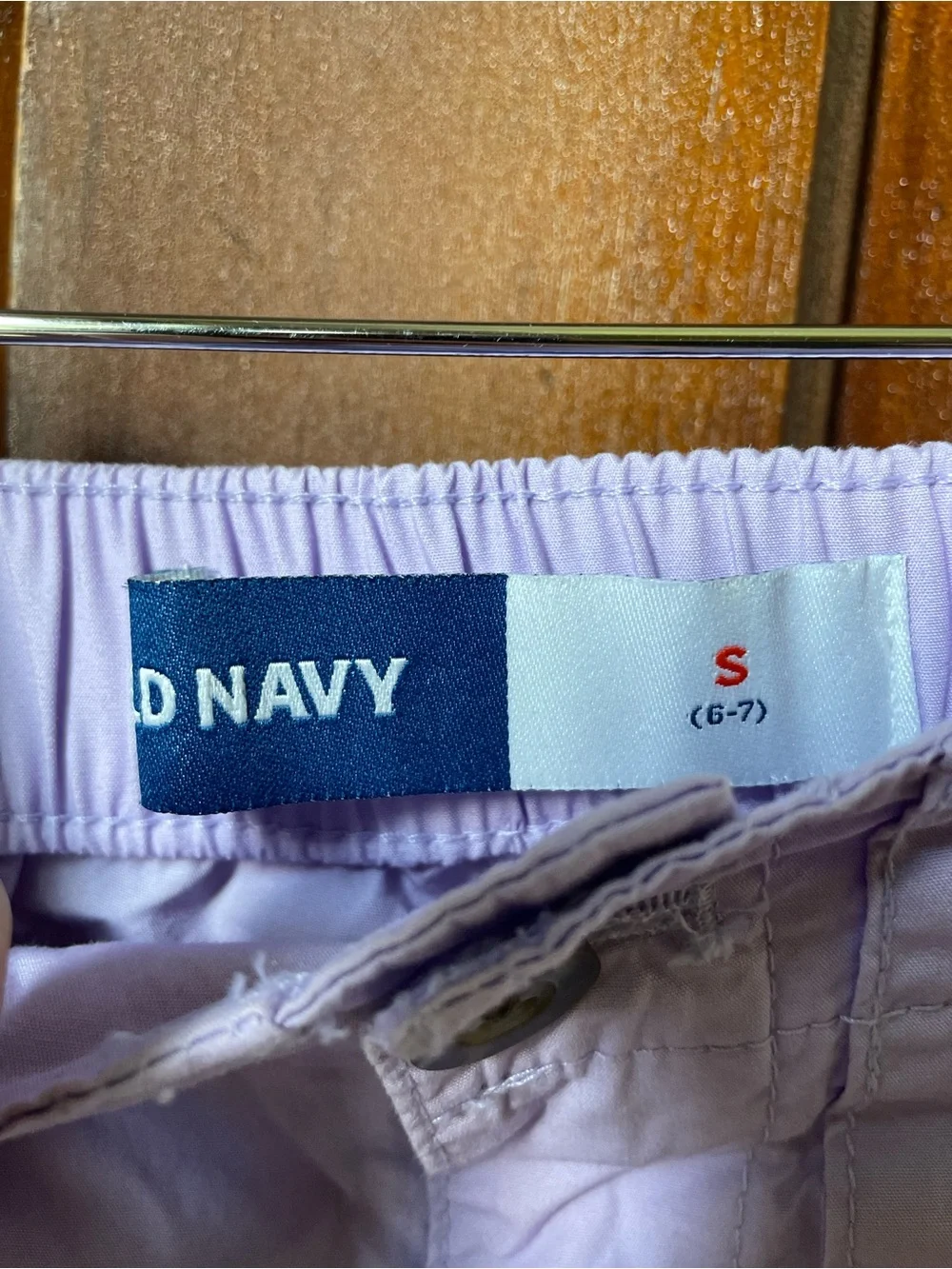 Old Navy girls size small 6-7 purple pants
